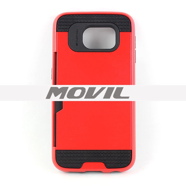 NP-2396 2 en 1 tpu    pc funda  para Samsung Galaxy S6-8